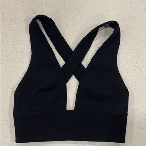 Wilfred cross back bustier top